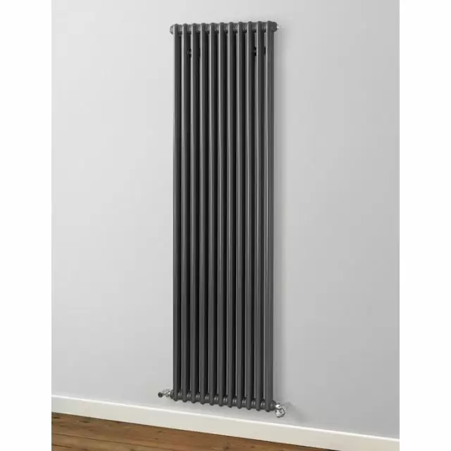 Alt Tag Template: Buy Rads 2 Rails Fitzrovia Anthracite Steel 2 Column Vertical Radiator 1800mm x 300mm by Rads 2 Rails for only £300.00 in Radiators, Column Radiators, Vertical Column Radiators, Anthracite Column Radiators Vertical at Main Website Store, Main Website. Shop Now