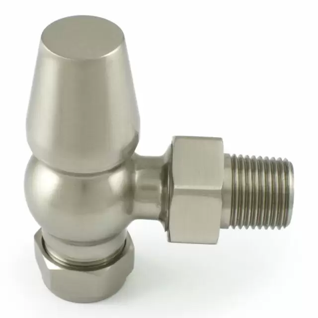 Alt Tag Template: Buy Plumbers Choice Faringdon Lock-Shield ONLY - Satin Nickel (Angled) by Plumbers Choice for only £27.04 in Plumbers Choice, Plumbers Choice Valves & Accessories, Nickel Radiator Valves, Angled Radiator Valves at Main Website Store, Main Website. Shop Now