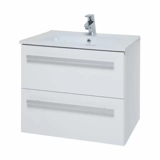 Alt Tag Template: Buy Kartell Purity Wall Mounted 2 Drawer Unit & Ceramic Basin 600mm - White by Kartell for only £318.09 in Furniture, Suites, Basins, Bathroom Vanity Units, Bathroom Cabinets & Storage, Wall Mounted Vanity Units, Modern Vanity Units, Modern Bathroom Cabinets at Main Website Store, Main Website. Shop Now