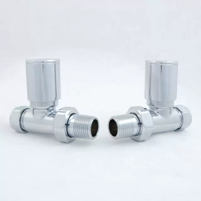 Alt Tag Template: Buy Plumbers Choice Milan Straight Brass Radiator Valves Pair Chrome by Plumbers Choice for only £24.77 in Plumbers Choice, Plumbers Choice Valves & Accessories, Radiator Valves, Towel Rail Valves, Chrome Radiator Valves, Valve Packs, Straight Radiator Valves at Main Website Store, Main Website. Shop Now