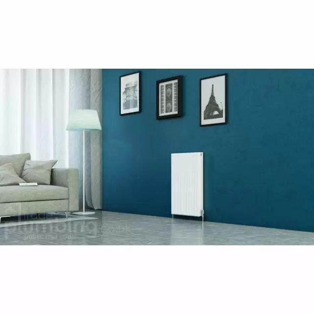 Alt Tag Template: Buy Kartell Kompact Type 21 Double Panel Single Convector Radiator 750mm H x 500mm W White by Kartell for only £83.27 in 2500 to 3000 BTUs Radiators, 750mm High Series at Main Website Store, Main Website. Shop Now