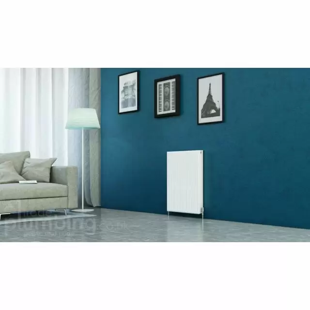 Alt Tag Template: Buy Kartell Kompact Type 21 Double Panel Single Convector Radiator 750mm H x 600mm W White by Kartell for only £92.25 in 3000 to 3500 BTUs Radiators, 750mm High Series at Main Website Store, Main Website. Shop Now