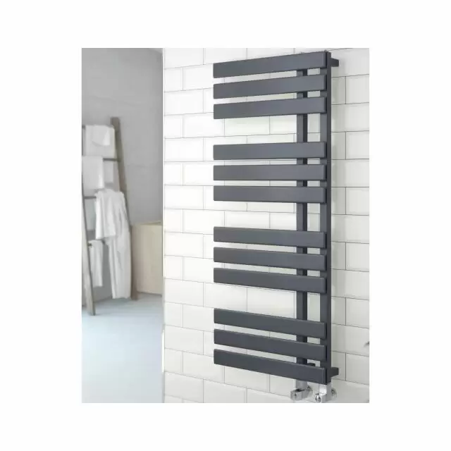 Alt Tag Template: Buy Kartell Oregon Designer Heated Towel Rail 1180mm H x 500mm W - Anthracite by Kartell for only £238.05 in Autumn Sale, 0 to 1500 BTUs Towel Rail at Main Website Store, Main Website. Shop Now