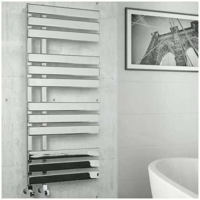 Alt Tag Template: Buy Kartell Oregon Designer Heated Towel Rail 1180mm H x 500mm W - Chrome by Kartell for only £238.05 in Autumn Sale, 1500 to 2000 BTUs Towel Rails at Main Website Store, Main Website. Shop Now