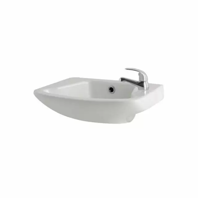 Alt Tag Template: Buy Kartell G4K 1 Tap Hole Cloakroom Basin 510mm by Kartell for only £68.50 in Taps & Wastes, Suites, Basins, Kartell UK, Basin Taps, Cloakroom Basins at Main Website Store, Main Website. Shop Now