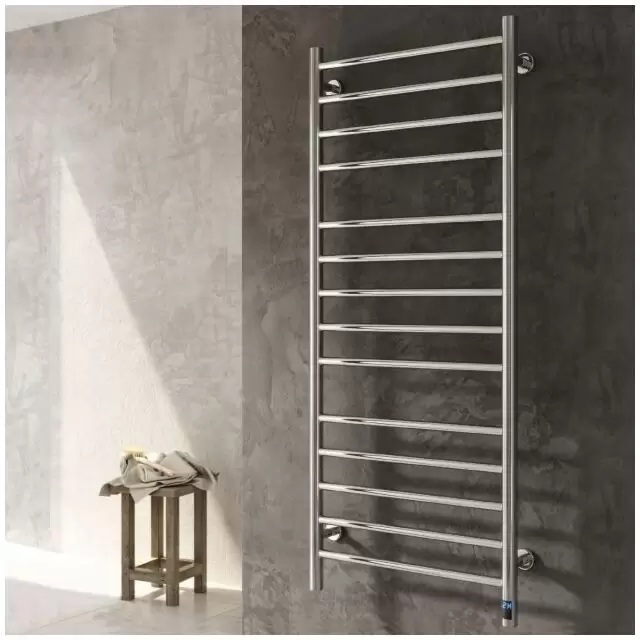 Alt Tag Template: Buy Reina Arnage Straight Stainless Steel Heated Towel Rails Electric Only by Reina for only £191.65 in Towel Rails, Electric Thermostatic Towel Rails, SALE, Reina, Electric Thermostatic Towel Rails Vertical, Electric Standard Ladder Towel Rails, Stainless Steel Designer Heated Towel Rails, Reina Heated Towel Rails, Straight Stainless Steel Heated Towel Rails at Main Website Store, Main Website. Shop Now