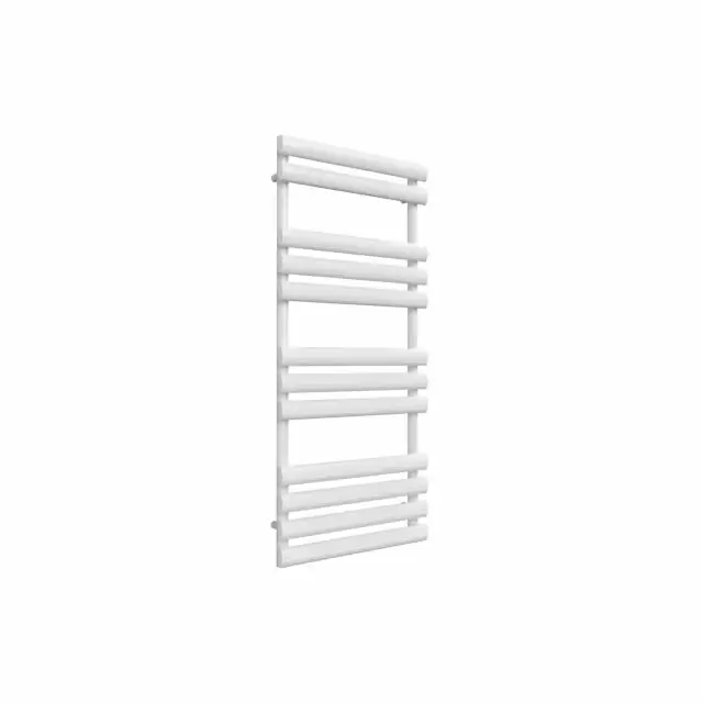 Alt Tag Template: Buy Reina Arbori Steel White Designer Towel Radiator 1130mm H x 500mm W - Dual Fuel - Standard by Reina for only £235.82 in Towel Rails, Designer Heated Towel Rails, White Designer Heated Towel Rails at Main Website Store, Main Website. Shop Now