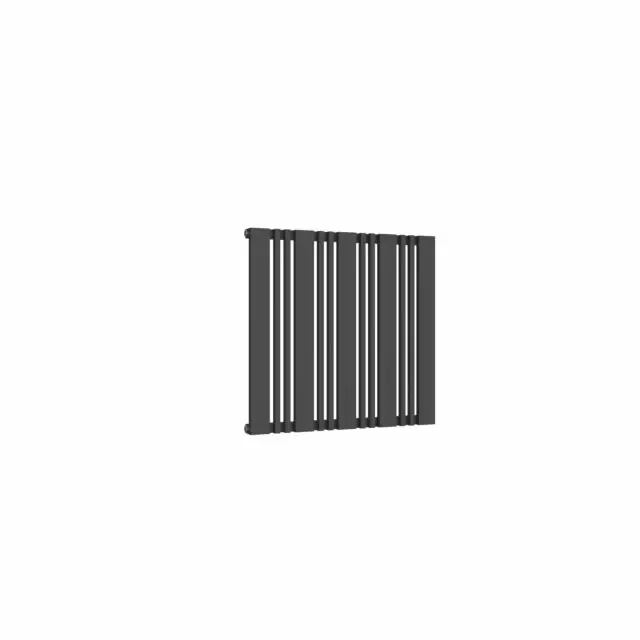 Alt Tag Template: Buy Reina Bonera Steel Anthracite Horizontal Designer Radiator 550mm H x 588mm W Dual Fuel - Thermostatic by Reina for only £306.83 in Reina, Reina Designer Radiators, Dual Fuel Thermostatic Horizontal Radiators at Main Website Store, Main Website. Shop Now