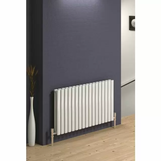 Alt Tag Template: Buy Reina Neva Steel White Horizontal Designer Radiator 550mm H x 826mm W Double Panel Dual Fuel - Thermostatic by Reina for only £373.99 in Reina, Reina Designer Radiators, Dual Fuel Thermostatic Horizontal Radiators at Main Website Store, Main Website. Shop Now