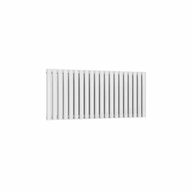 Alt Tag Template: Buy Reina Neva Steel White Horizontal Designer Radiator 550mm H x 1180mm W Double Panel Dual Fuel - Thermostatic by Reina for only £459.70 in Reina, Reina Designer Radiators, Dual Fuel Thermostatic Horizontal Radiators at Main Website Store, Main Website. Shop Now