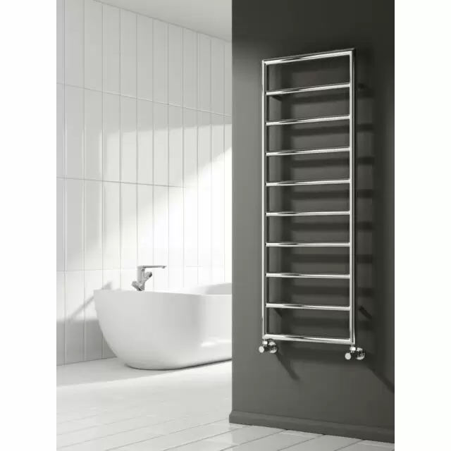Alt Tag Template: Buy Reina Nardo Steel Chrome Designer Towel Radiator 813mm H x 450mm W - Dual Fuel - Standard by Reina for only £308.66 in Shop By Brand, Towel Rails, Dual Fuel Towel Rails, Reina, Designer Heated Towel Rails, Dual Fuel Standard Towel Rails, Chrome Designer Heated Towel Rails, Reina Heated Towel Rails at Main Website Store, Main Website. Shop Now