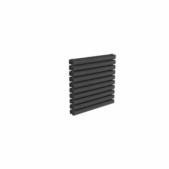 Alt Tag Template: Buy Reina Nevah Steel Anthracite Double Panel Horizontal Designer Radiator 590mm H x 600mm W - Electric Only - Standard by Reina for only £292.67 in Reina, Reina Designer Radiators, Electric Standard Radiators Horizontal at Main Website Store, Main Website. Shop Now