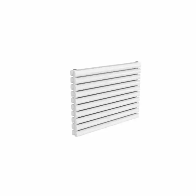 Alt Tag Template: Buy Reina Nevah Steel White Double Panel Horizontal Designer Radiator 590mm H x 800mm W - Dual Fuel - Standard by Reina for only £339.43 in Reina, Reina Designer Radiators, Dual Fuel Standard Horizontal Radiators at Main Website Store, Main Website. Shop Now