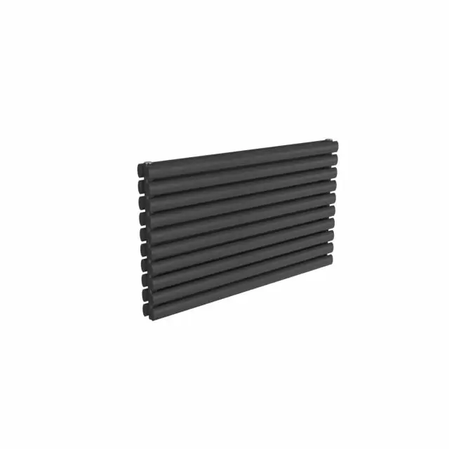 Alt Tag Template: Buy Reina Nevah Steel Anthracite Double Panel Horizontal Designer Radiator 590mm H x 1000mm W - Electric Only - Thermostatic by Reina for only £367.60 in Reina, Reina Designer Radiators, Electric Thermostatic Horizontal Radiators at Main Website Store, Main Website. Shop Now