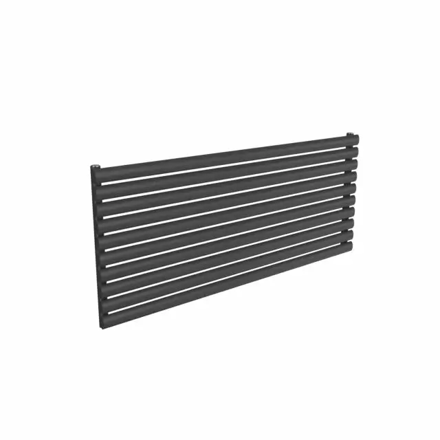Alt Tag Template: Buy Reina Nevah Steel Anthracite Single Panel Horizontal Designer Radiator 590mm H x 1400mm W - Dual Fuel - Thermostatic by Reina for only £306.58 in Shop By Brand, Radiators, Dual Fuel Radiators, Reina, Dual Fuel Thermostatic Radiators, Dual Fuel Thermostatic Horizontal Radiators at Main Website Store, Main Website. Shop Now
