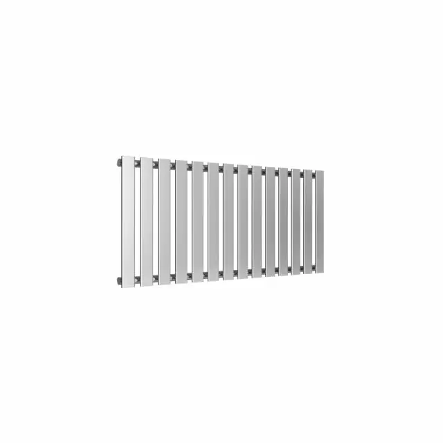Alt Tag Template: Buy Reina Pienza Steel Chrome Horizontal Designer Radiator 550mm H x 1165mm W Dual Fuel - Thermostatic by Reina for only £485.70 in Radiators, Dual Fuel Radiators, Reina, Dual Fuel Thermostatic Radiators, Reina Designer Radiators at Main Website Store, Main Website. Shop Now