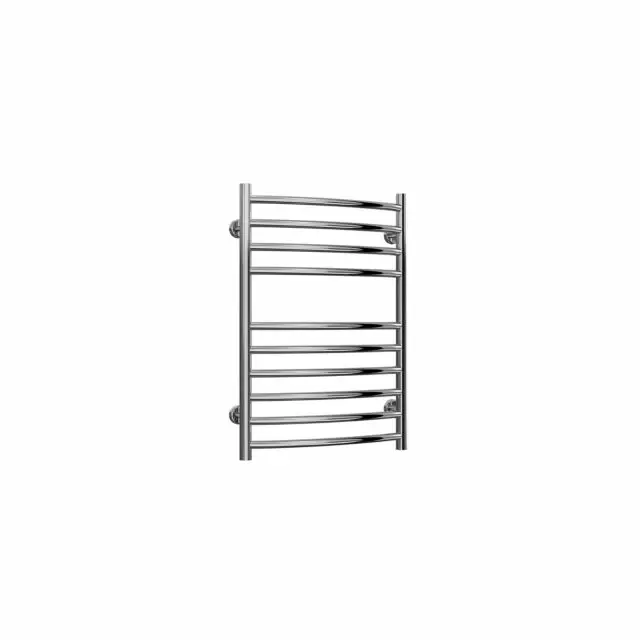 Alt Tag Template: Buy Reina Eos Polished Curved Stainless Steel Heated Towel Rail 720mm H x 500mm W Dual Fuel - Thermostatic by Reina for only £314.93 in Reina, Dual Fuel Thermostatic Towel Rails at Main Website Store, Main Website. Shop Now