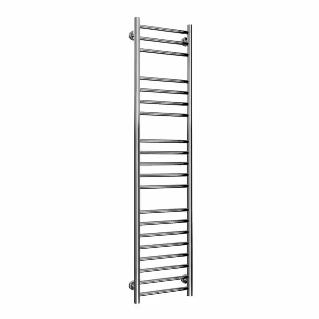 Alt Tag Template: Buy Reina Luna Flat Polished Straight Stainless Steel Heated Towel Rail 1500mm H x 350mm W Dual Fuel - Thermostatic by Reina for only £410.16 in Reina, Dual Fuel Thermostatic Towel Rails at Main Website Store, Main Website. Shop Now