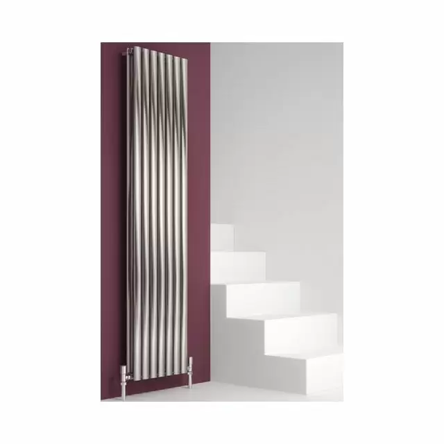 Alt Tag Template: Buy Reina Nerox Stainless Steel Brushed Double Panel Vertical Designer Radiator 1800mm H x 295mm W, Central Heating by Reina for only £558.40 in Reina, 3000 to 3500 BTUs Radiators, Vertical Designer Radiators at Main Website Store, Main Website. Shop Now