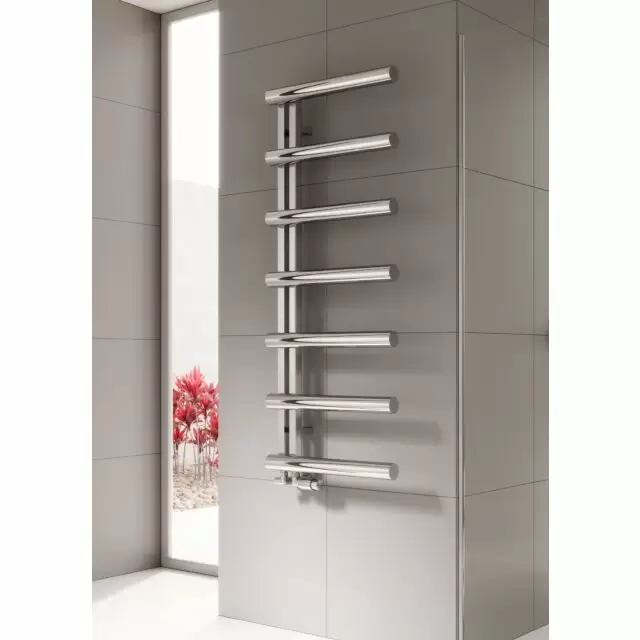 Alt Tag Template: Buy Reina Grosso Stainless Steel Radiator 850mm H x 500mm W Polished Electric Only Standard by Reina for only £345.28 in Reina, Designer Heated Towel Rails, Stainless Steel Designer Heated Towel Rails at Main Website Store, Main Website. Shop Now