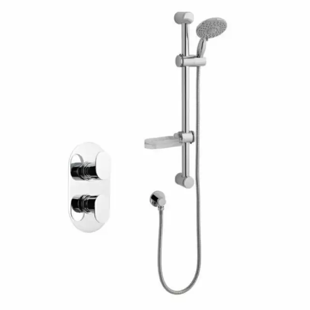 Alt Tag Template: Buy Kartell Logik Thermostatic Concealed Shower with Adjustable Slide Rail Kit by Kartell for only £232.00 in Showers, Accessories, Shower Heads, Rails & Kits, Kartell UK, Showers, Shower Accessories, Mixer Showers, Shower Rail Kit & Bar Valve Fixing Kit, Kartell UK Showers, Concealed Mixer Showers at Main Website Store, Main Website. Shop Now