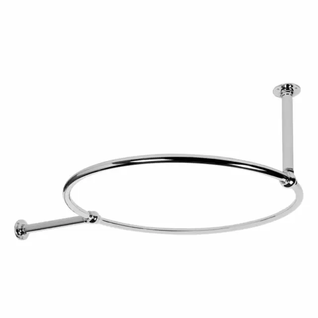 Alt Tag Template: Buy Plumbers Choice Traditional Round Chrome 850mm Shower Curtain Rail - Adjustable Stays by Plumbers Choice for only £175.52 in Plumbers Choice, Shower Curtain Rails, Shower Accessories, Plumbers Choice Valves & Accessories, Shower Curtain Rails, Shower Curtain Rails at Main Website Store, Main Website. Shop Now