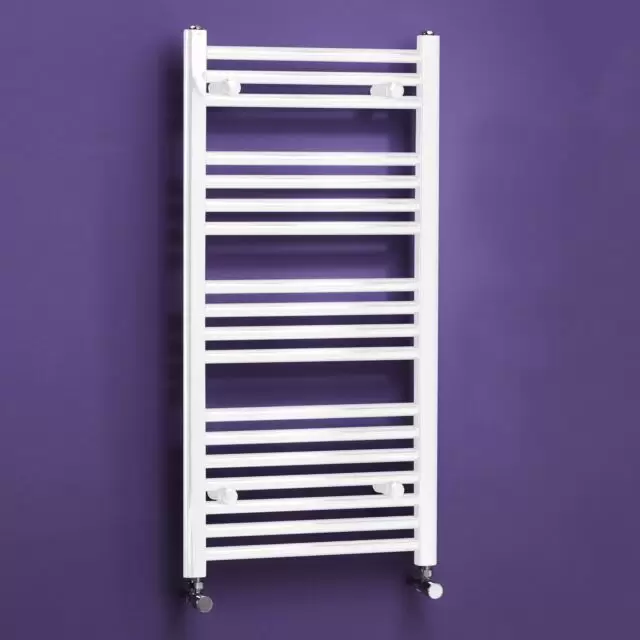 Alt Tag Template: Buy Kartell K-Rail 22mm W Steel Straight White Plated Heated Towel Rail 800mm H x 300mm W by Kartell for only £53.28 in Towel Rails, Kartell UK, Heated Towel Rails Ladder Style, Kartell UK Towel Rails, White Ladder Heated Towel Rails, Straight White Heated Towel Rails at Main Website Store, Main Website. Shop Now