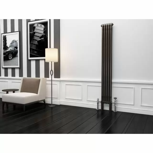 Alt Tag Template: Buy TradeRad Premium Raw Metal Lacquer Vertical 2 Column Radiator 1800mm H x 204mm W by TradeRad for only £148.24 in Shop By Brand, Radiators, TradeRad, Column Radiators, TradeRad Radiators, Vertical Column Radiators, TradeRad Premium Vertical Radiators, Raw Metal Vertical Column Radiators at Main Website Store, Main Website. Shop Now