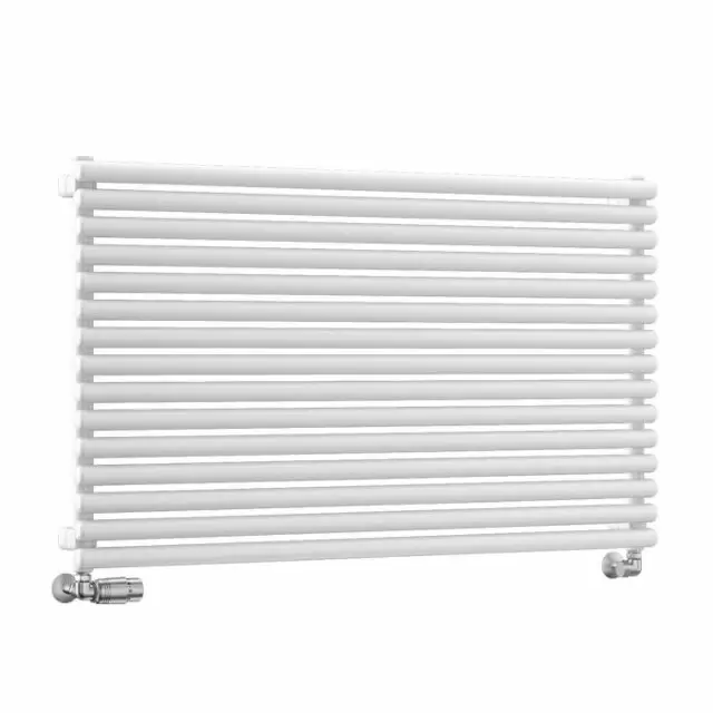 Alt Tag Template: Buy TradeRad Premium Steel Round Tube Single Panel Horizontal Designer Radiator White 504mm H x 520mm W by TradeRad for only £264.91 in Radiators, Designer Radiators, Horizontal Designer Radiators, White Horizontal Designer Radiators at Main Website Store, Main Website. Shop Now