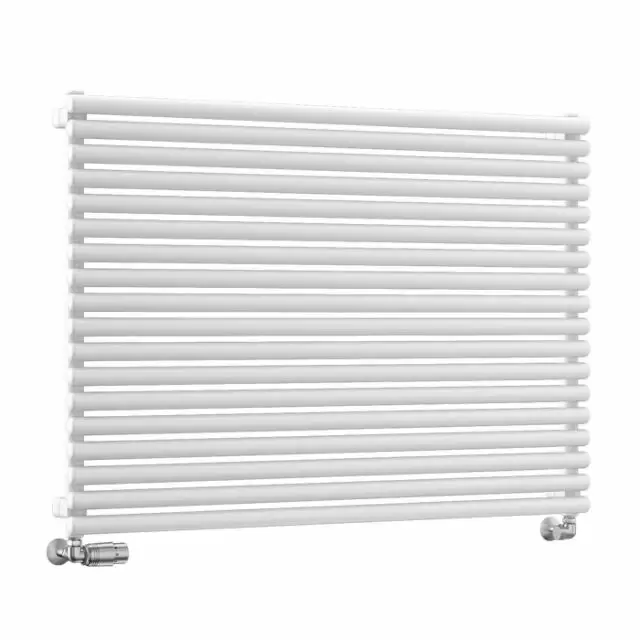 Alt Tag Template: Buy TradeRad Premium Steel Round Tube Single Panel Horizontal Designer Radiator White 606mm H x 1220mm W by TradeRad for only £320.41 in Radiators, Designer Radiators, Horizontal Designer Radiators, White Horizontal Designer Radiators at Main Website Store, Main Website. Shop Now
