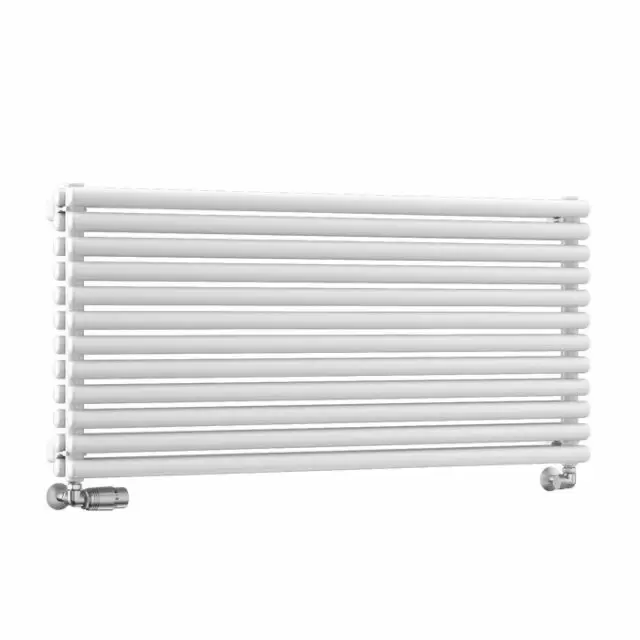 Alt Tag Template: Buy TradeRad Premium Steel Round Tube Double Panel Horizontal Designer Radiator White 402mm H x 920mm W by TradeRad for only £354.58 in Radiators, Designer Radiators, Horizontal Designer Radiators, 2500 to 3000 BTUs Radiators at Main Website Store, Main Website. Shop Now