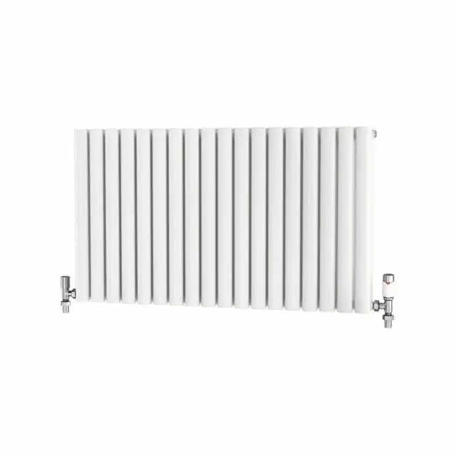 Alt Tag Template: Buy Traderad Elliptical Tube Steel White Horizontal Designer Radiator 600mm x 1050mm Double Panel - Central Heating by TradeRad for only £265.29 in Radiators, TradeRad, View All Radiators, Designer Radiators, TradeRad Radiators, Horizontal Designer Radiators, Traderad Elliptical Tube Designer Radiators at Main Website Store, Main Website. Shop Now
