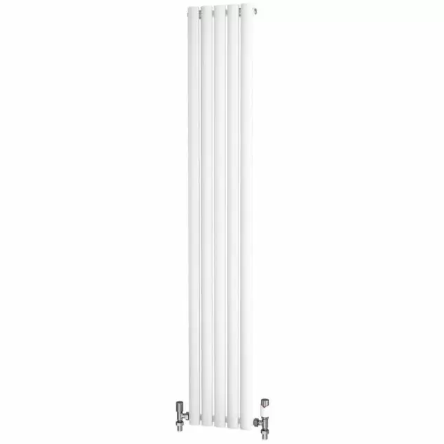 Alt Tag Template: Buy Traderad Elliptical Tube Steel White Vertical Designer Radiator 1800mm x 295mm Single Panel - Central Heating by TradeRad for only £133.29 in Autumn Sale, Radiators, TradeRad, View All Radiators, Designer Radiators, TradeRad Radiators, Vertical Designer Radiators, Traderad Elliptical Tube Designer Radiators, White Vertical Designer Radiators at Main Website Store, Main Website. Shop Now