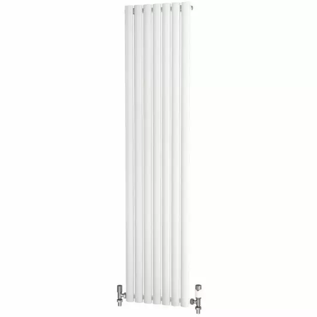 Alt Tag Template: Buy Traderad Elliptical Tube Steel White Vertical Designer Radiator 1800mm H x 412mm W Single Panel - Central Heating by TradeRad for only £162.86 in Autumn Sale, Radiators, TradeRad, View All Radiators, Designer Radiators, TradeRad Radiators, Vertical Designer Radiators, Traderad Elliptical Tube Designer Radiators, White Vertical Designer Radiators at Main Website Store, Main Website. Shop Now