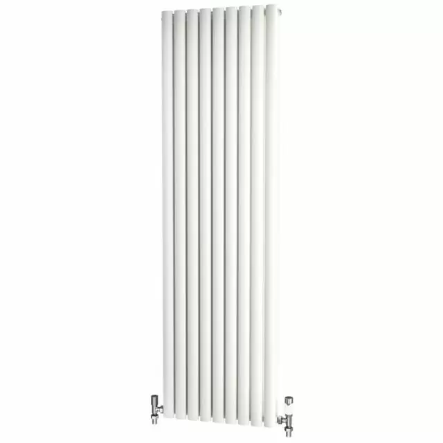 Alt Tag Template: Buy Traderad Elliptical Tube Steel White Vertical Designer Radiator 1800mm x 530mm Double Panel - Central Heating by TradeRad for only £282.24 in Autumn Sale, Radiators, TradeRad, Designer Radiators, TradeRad Radiators, Vertical Designer Radiators, Traderad Elliptical Tube Designer Radiators, White Vertical Designer Radiators at Main Website Store, Main Website. Shop Now
