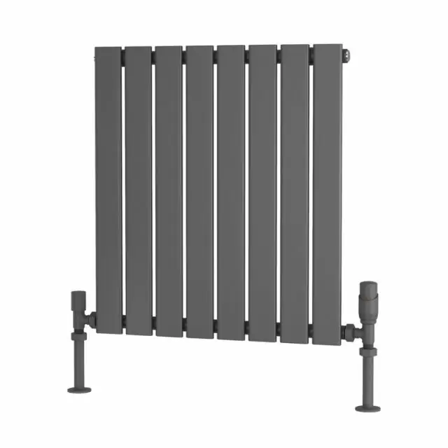 Alt Tag Template: Buy Traderad Flat Tube Steel Anthracite Horizontal Designer Radiator 600mm H x 600mm W Single Panel - Central Heating by TradeRad for only £97.37 in Autumn Sale, Radiators, Designer Radiators, Horizontal Designer Radiators, Traderad Flat Tube Radiators, Anthracite Horizontal Designer Radiators at Main Website Store, Main Website. Shop Now