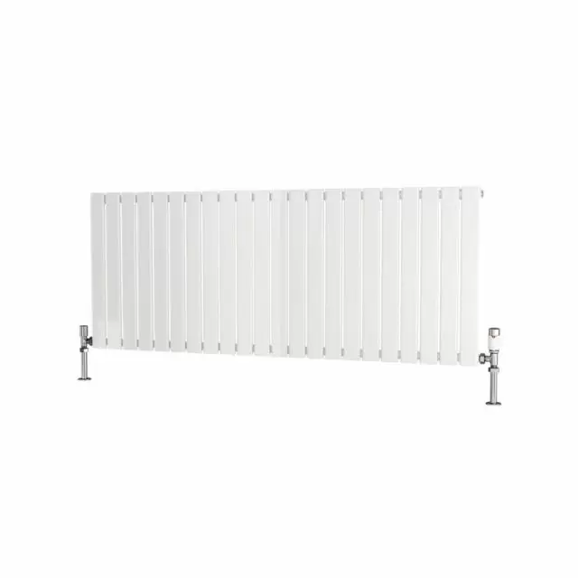 Alt Tag Template: Buy Traderad Flat Tube Steel White Horizontal Designer Radiator 600mm H x 1500mm W Single Panel - Dual Fuel - Standard by TradeRad for only £377.11 in Shop By Brand, Radiators, Dual Fuel Radiators, TradeRad, Dual Fuel Standard Radiators, TradeRad Radiators, Traderad Flat Tube Radiators, Dual Fuel Standard Horizontal Radiators at Main Website Store, Main Website. Shop Now