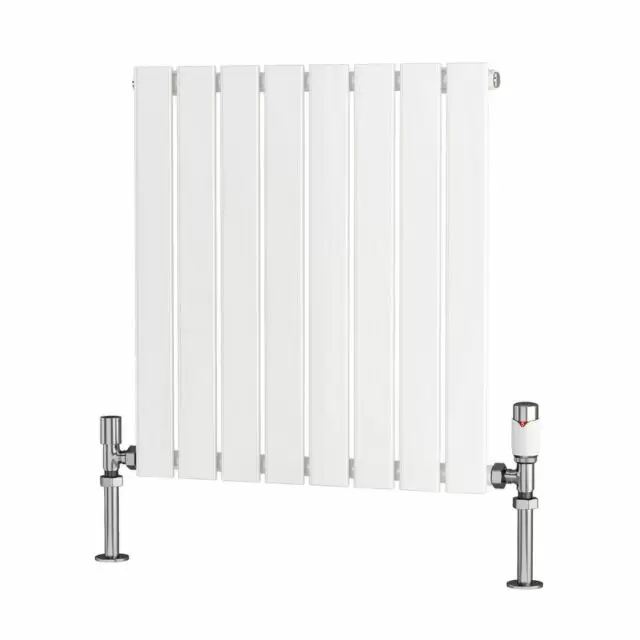 Alt Tag Template: Buy Traderad Flat Tube Steel White Horizontal Designer Radiator 600mm H x 600mm W Single Panel - Central Heating by TradeRad for only £96.44 in Shop By Brand, Radiators, TradeRad, Designer Radiators, TradeRad Radiators, Horizontal Designer Radiators, Traderad Flat Tube Radiators, White Horizontal Designer Radiators at Main Website Store, Main Website. Shop Now