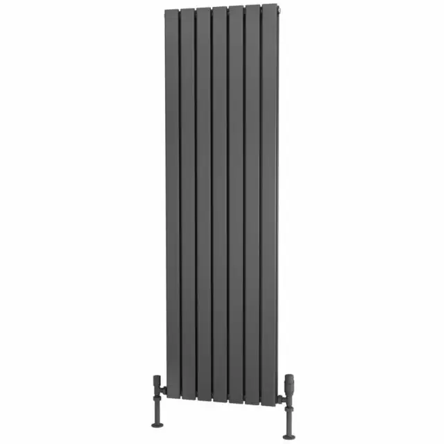 Alt Tag Template: Buy Traderad Flat Tube Steel Anthracite Vertical Designer Radiator 1600mm H x 470mm W Double Panel - Central Heating by TradeRad for only £228.70 in Autumn Sale, Radiators, Designer Radiators, Vertical Designer Radiators, Traderad Flat Tube Radiators, Anthracite Vertical Designer Radiators at Main Website Store, Main Website. Shop Now