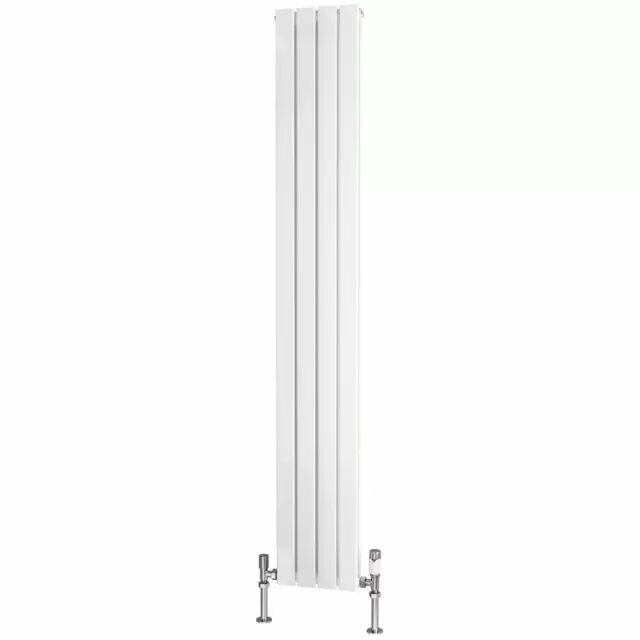Alt Tag Template: Buy Traderad Flat Tube Steel White Vertical Designer Radiator 1800mm H x 275mm W Double Panel - Central Heating by TradeRad for only £155.15 in Autumn Sale, Radiators, Designer Radiators, Vertical Designer Radiators, Traderad Flat Tube Radiators, White Vertical Designer Radiators at Main Website Store, Main Website. Shop Now