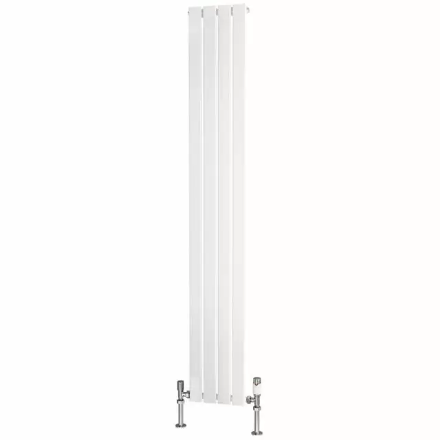Alt Tag Template: Buy Traderad Flat Tube Steel White Vertical Designer Radiator 1800mm H x 275mm W Single Panel - Central Heating by TradeRad for only £129.23 in Autumn Sale, Radiators, Designer Radiators, Vertical Designer Radiators, Traderad Flat Tube Radiators, White Vertical Designer Radiators at Main Website Store, Main Website. Shop Now