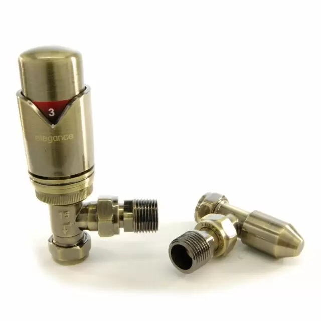 Alt Tag Template: Buy Plumbers Choice Wave Angled Brass TRV Wheel-Head & Lock-shield Antique Brass by Plumbers Choice for only £43.22 in Plumbers Choice, Plumbers Choice Valves & Accessories, Brass Radiator Valves, Angled Radiator Valves at Main Website Store, Main Website. Shop Now