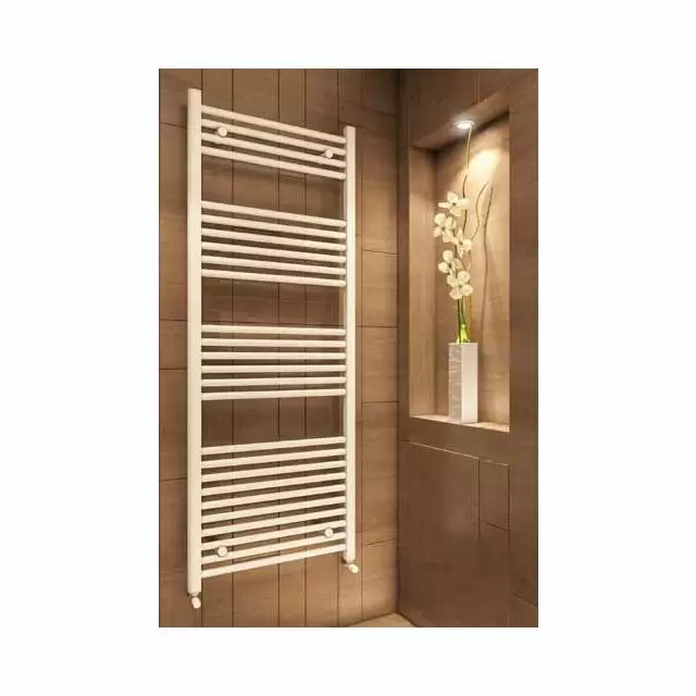 Alt Tag Template: Buy Eastbrook Wingrave Steel Matt White Straight Heated Towel Rail 1800mm H x 500mm W Dual Fuel - Standard by Eastbrook for only £289.92 in Eastbrook Co., Dual Fuel Standard Towel Rails at Main Website Store, Main Website. Shop Now