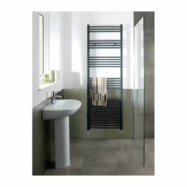Alt Tag Template: Buy Eastbrook Wendover Straight Steel Matt Anthracite Heated Towel Rail 600mm H x 500mm W Central Heating by Eastbrook for only £74.24 in Eastbrook Co., 0 to 1500 BTUs Towel Rail at Main Website Store, Main Website. Shop Now