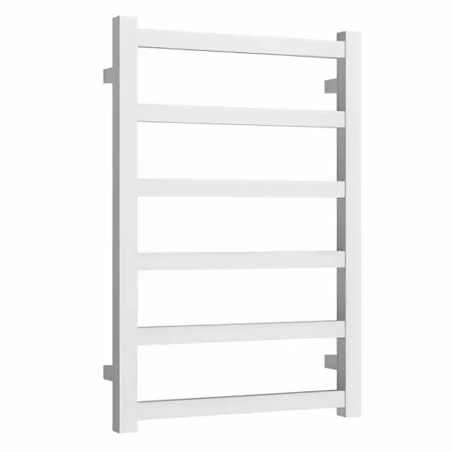 Alt Tag Template: Buy Reina Fano Aluminium Designer Heated Towel Rail 720mm H x 485mm W White Dual Fuel - Thermostatic by Reina for only £306.00 in Reina, Dual Fuel Thermostatic Towel Rails at Main Website Store, Main Website. Shop Now