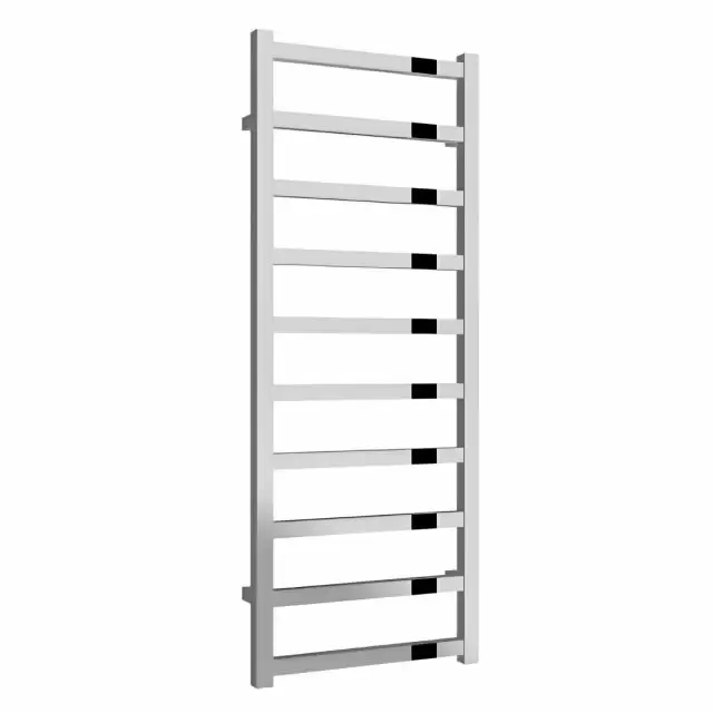 Alt Tag Template: Buy Reina Fano Aluminium Designer Heated Towel Rail 1240mm H x 485mm W Polished Electric Only - Thermostatic by Reina for only £419.92 in Reina, Electric Thermostatic Towel Rails Vertical at Main Website Store, Main Website. Shop Now