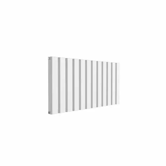 Alt Tag Template: Buy Reina Vicari Aluminium White Double Panel Horizontal Designer Radiator 600mm x 1200mm - Central Heating by Reina for only £587.76 in Shop By Brand, Radiators, Reina, Designer Radiators, Horizontal Designer Radiators, Reina Designer Radiators, White Horizontal Designer Radiators at Main Website Store, Main Website. Shop Now