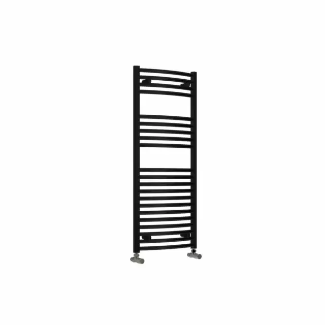 Alt Tag Template: Buy Reina Diva Steel Curved Black Heated Towel Rail 1200mm H x 500mm W Central Heating by Reina for only £92.82 in 2000 to 2500 BTUs Towel Rails, Black Curved Heated Towel Rails at Main Website Store, Main Website. Shop Now