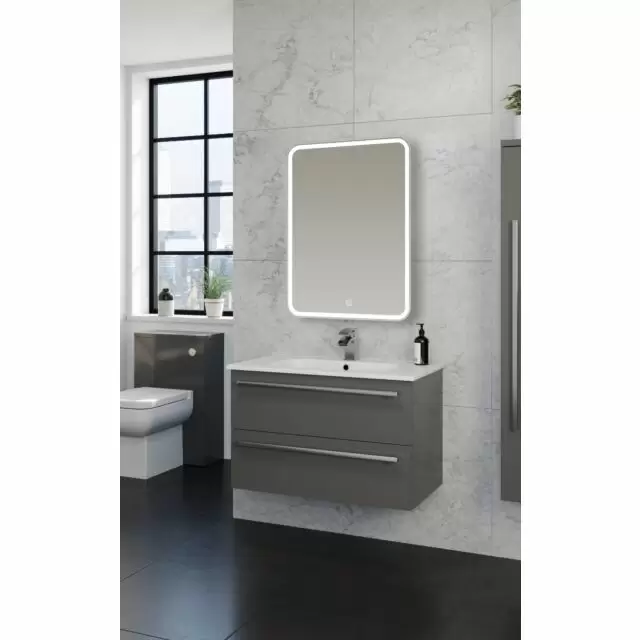Alt Tag Template: Buy Kartell Alder LED Bathroom Mirror 800mm H x 600mm W by Kartell for only £180.50 in Bathroom Mirrors, Led Mirrors at Main Website Store, Main Website. Shop Now