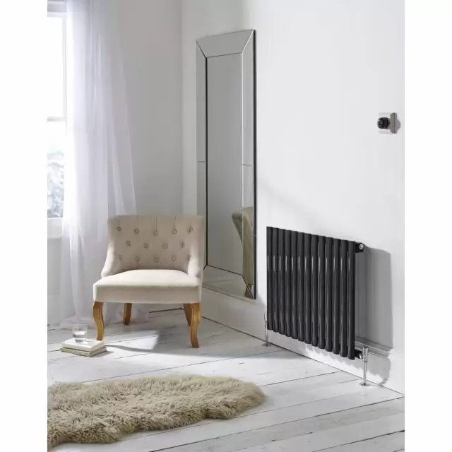 Alt Tag Template: Buy Kartell Aspen Steel Anthracite Horizontal Designer Radiator 600mm H x 970mm W Double Panel by Kartell for only £387.90 in 5500 to 6000 BTUs Radiators at Main Website Store, Main Website. Shop Now